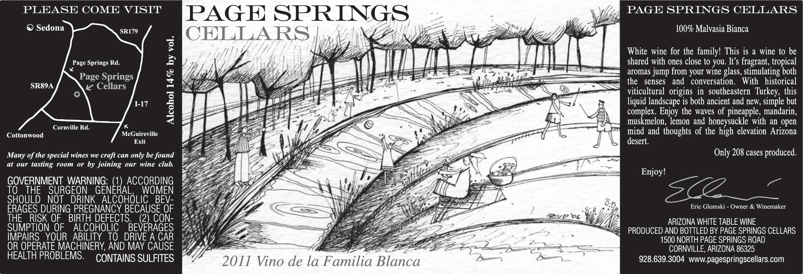 Vino De La Familia Blanca