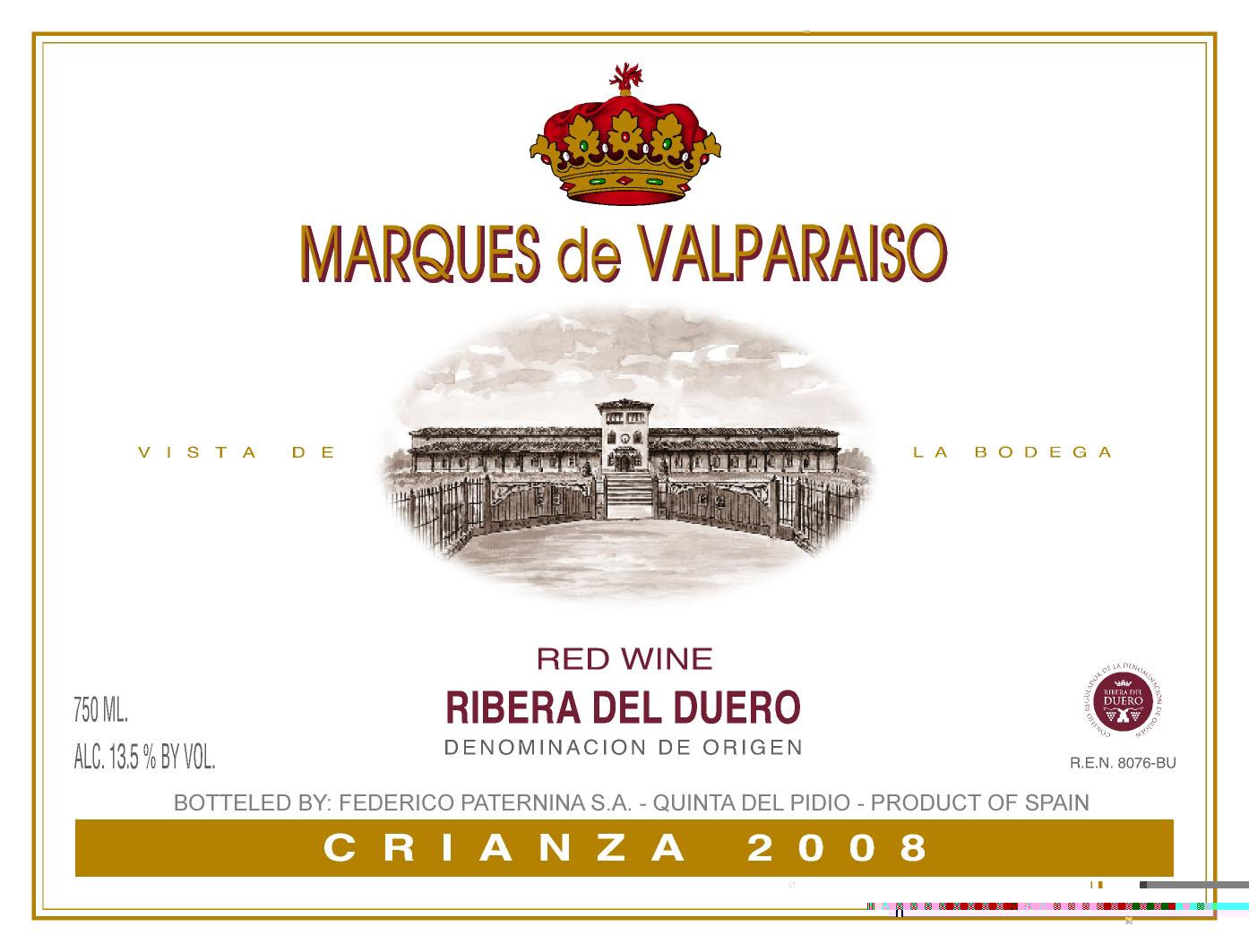 Marques De Valparaiso Crianza