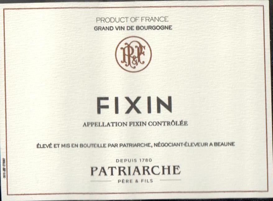 Grand Vin De Bourgogne Fixin