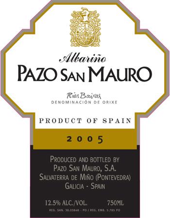 Albariño Pazo San Mauro