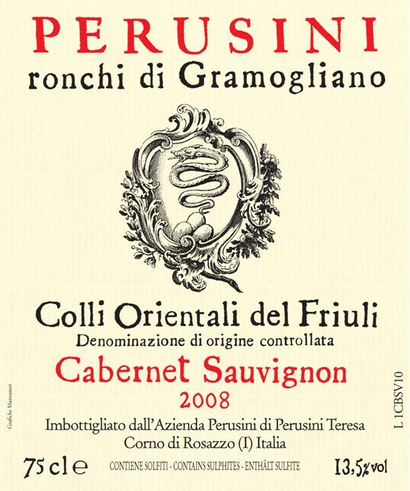 Cabernet Sauvignon Colli Orientali Del Friuli