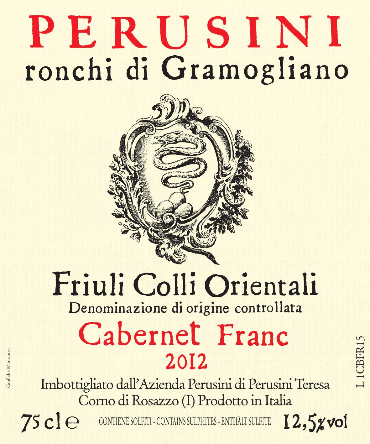 Perusini Friuli Colli Orientali Cabernet Franc