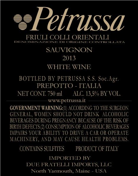 Petrussa Sauvignon
