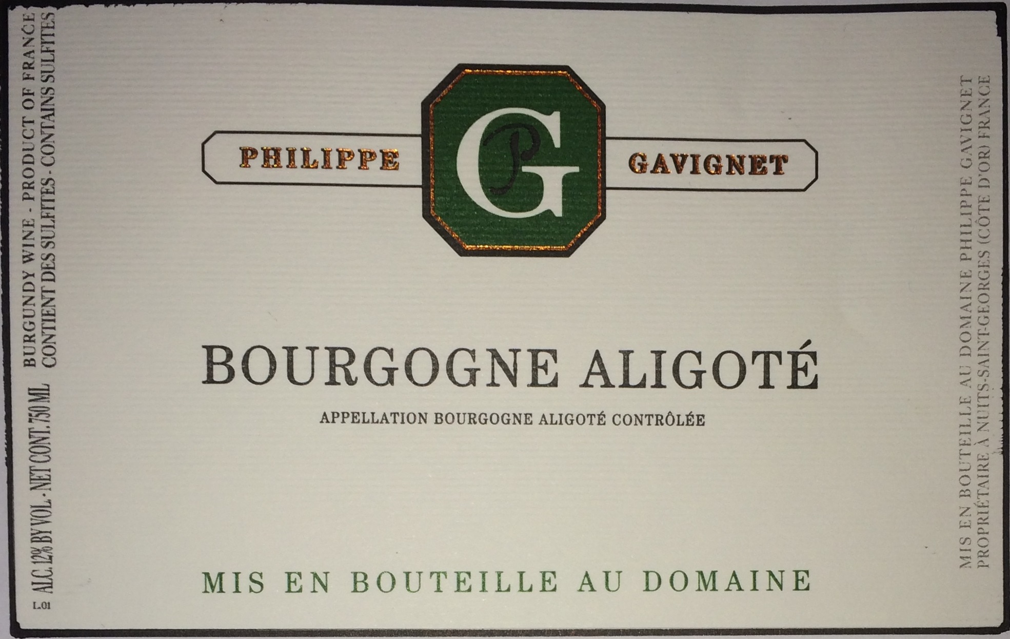 Bourgogne Aligoté
