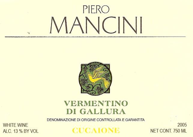 Vermentino Di Gallura Cucaione