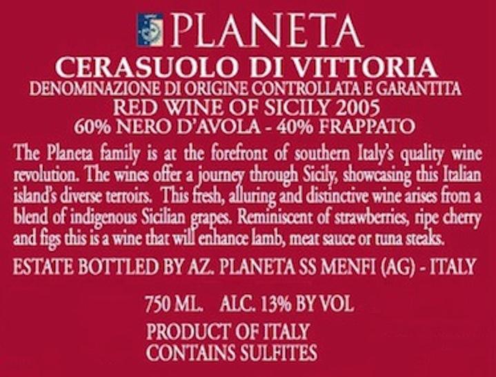 Cerasuolo Di Vittoria