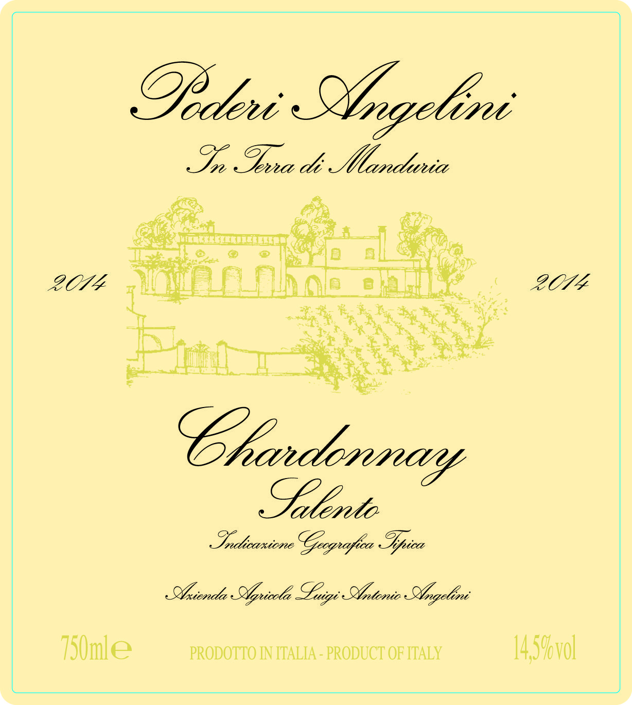 Pederi Angelini In Terra Di Manduria Chardonnay