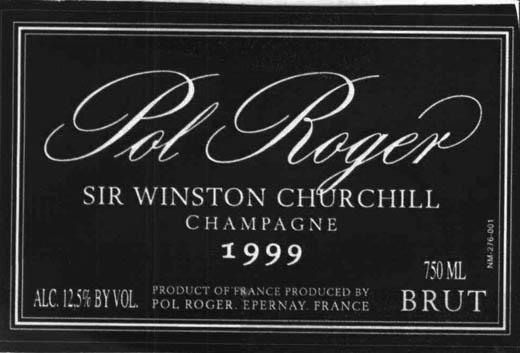 Pol Roger Sir Winston Churchill