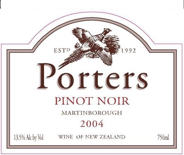 Porters Pinot Noir