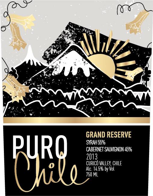 Grand Reserve Syrah 55 % Cabernet Sauvignon 45 %