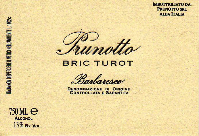 Bric Turot Barbaresco