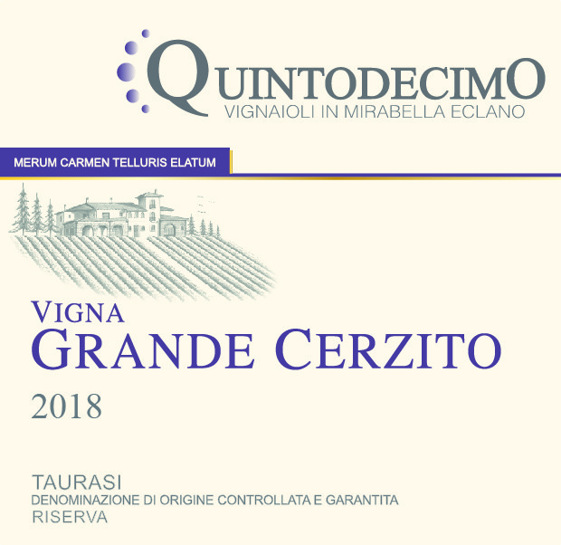 Vigna Grande Cerzito Taurasi Riserva Red Wine
