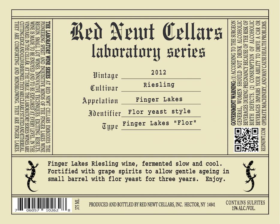 Flor Yeast Style - Finger Lakes "Flor"