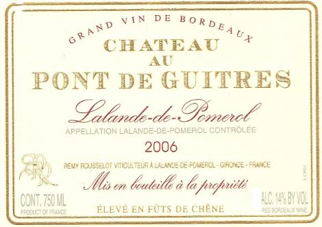 Château Au Pont De Guitres