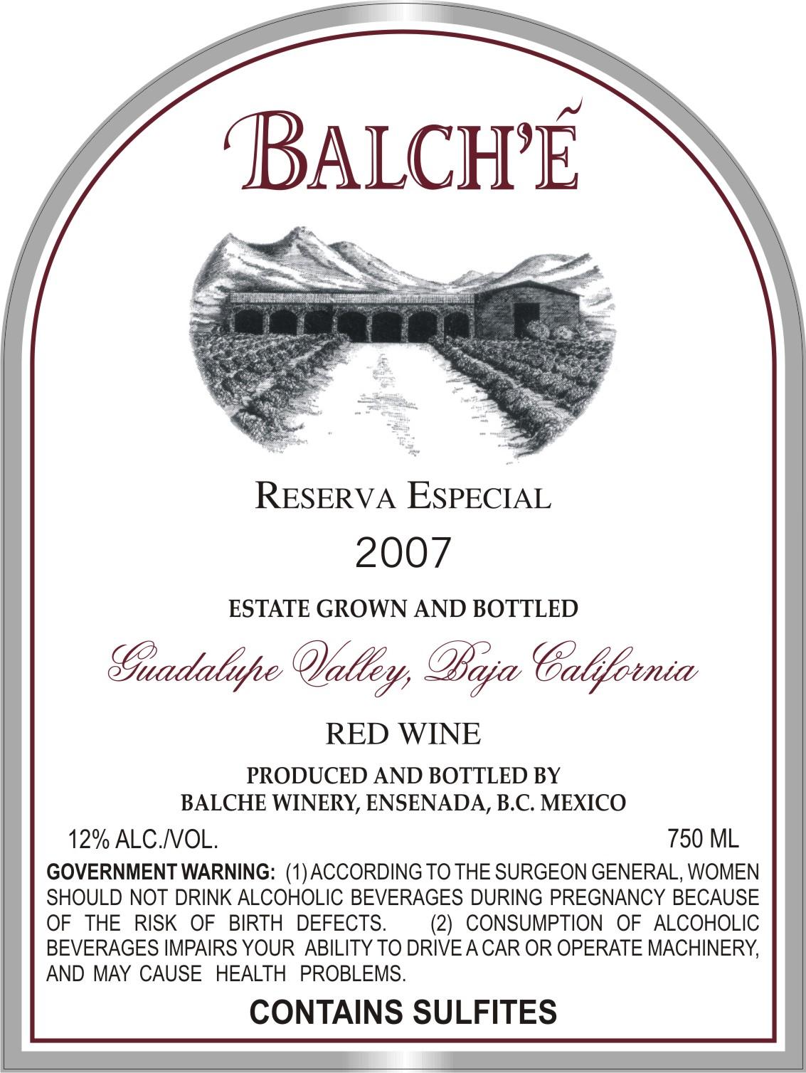 Balch'é Reserva Especial