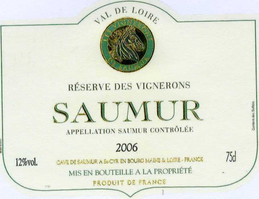 Reserve Des Vignerons Saumur