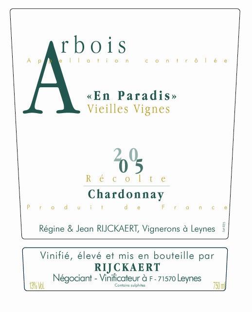 Chardonnay En Paradis Vieilles Vignes