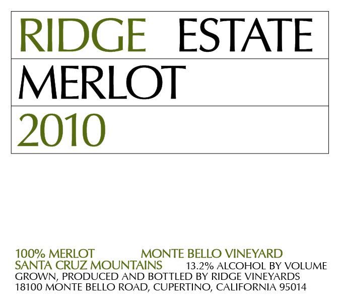 Estate - Monte Bello Vineyard
