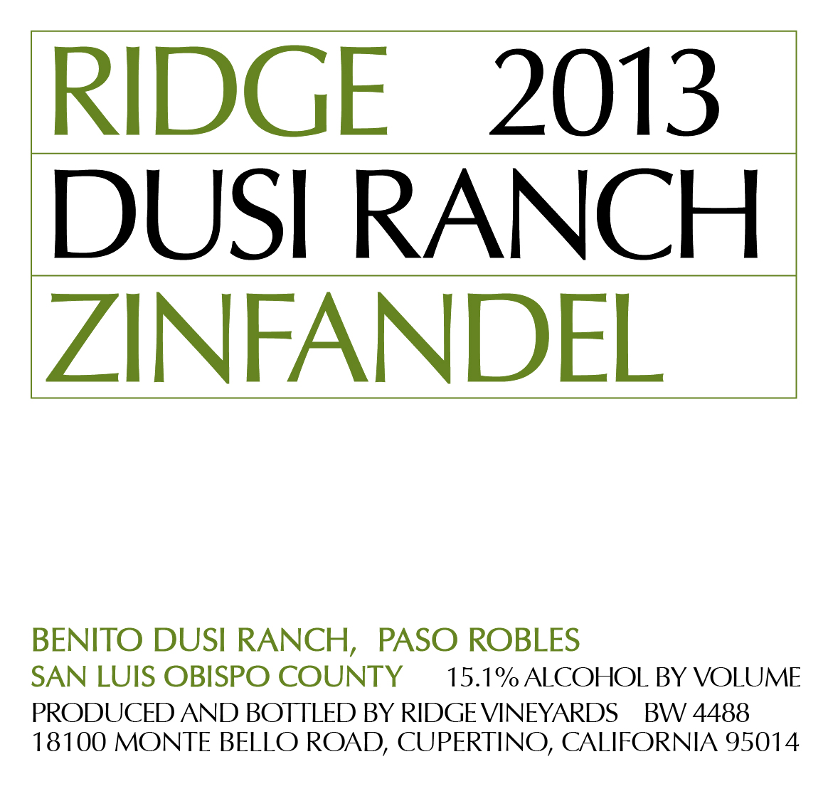 Dusi Ranch