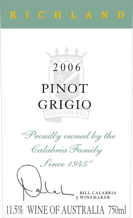 Richland Pinot Grigio