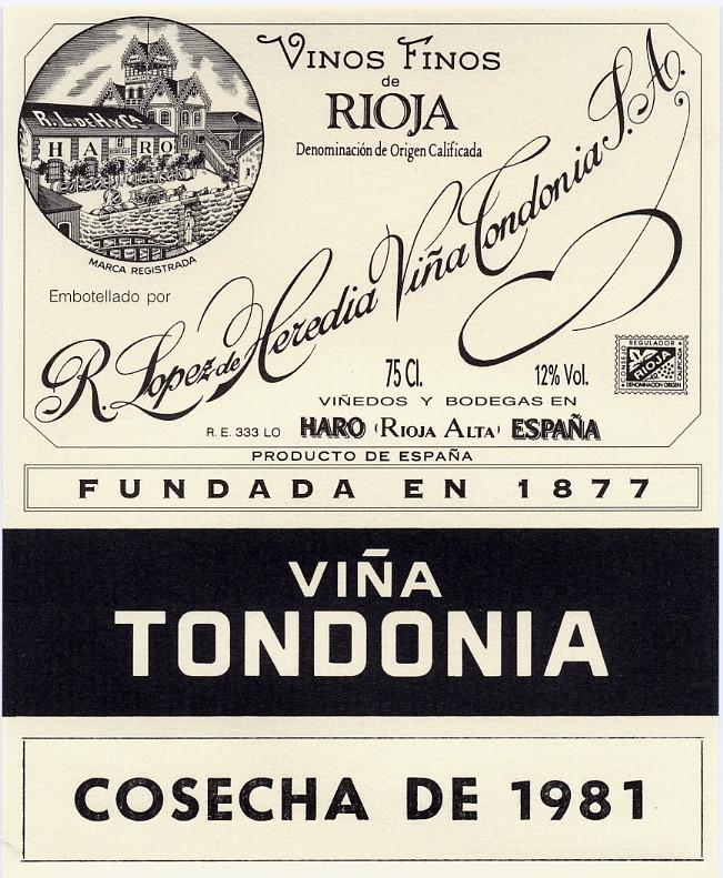 Vina Tondonia Gran Reserva