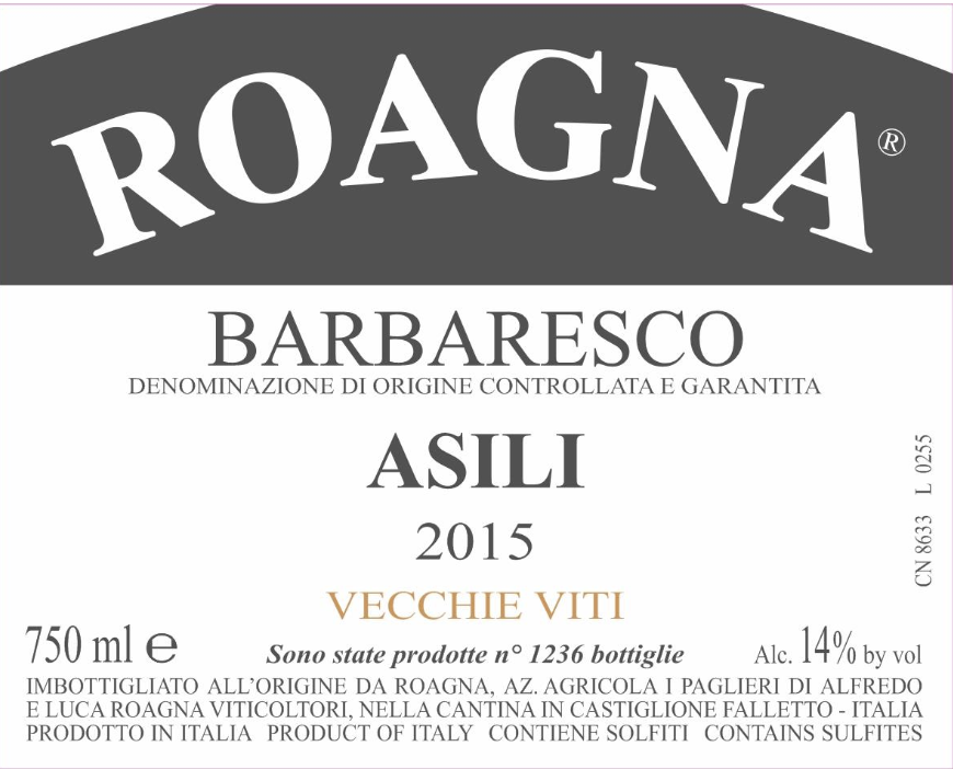 Barbaresco Asili Red Wine