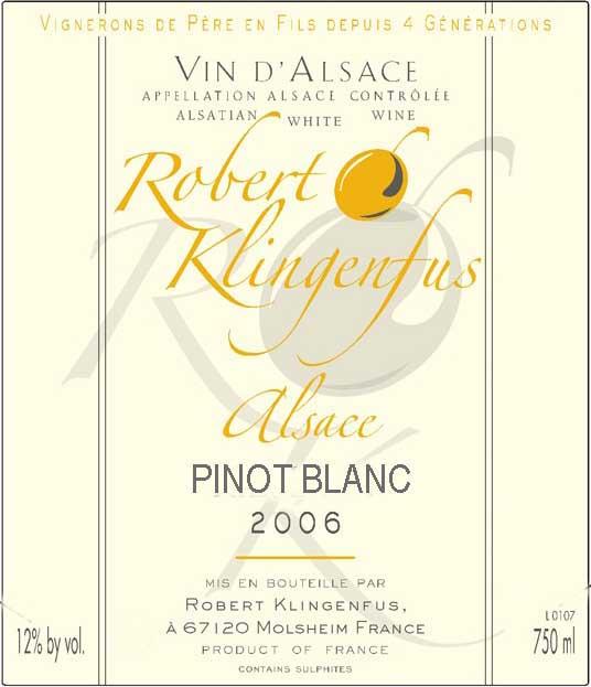 Alsace Pinot Blanc