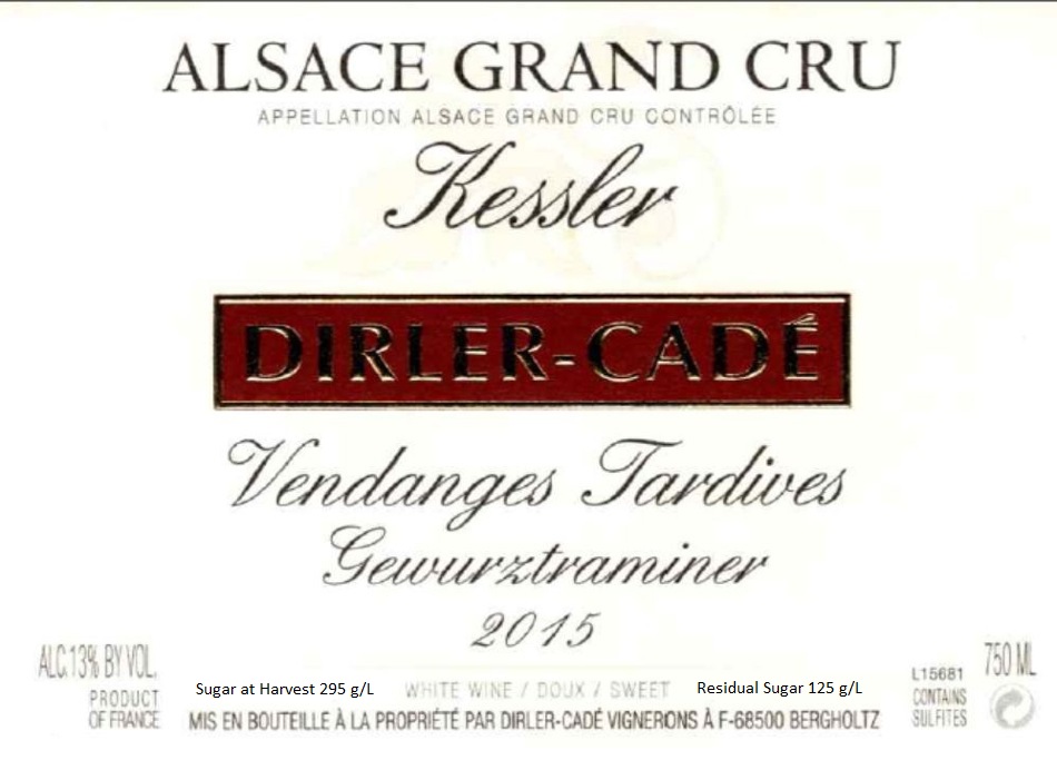 Kessler Vendanges Tardives