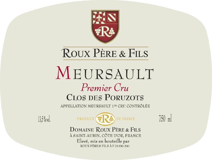 Meursault 1er Cru Clos Des Poruzots
