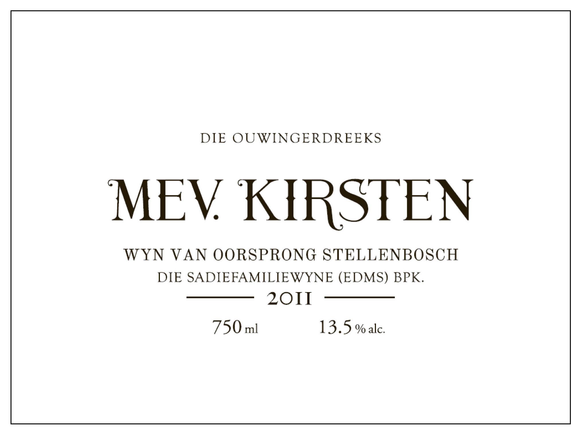 Mev. Kirsten