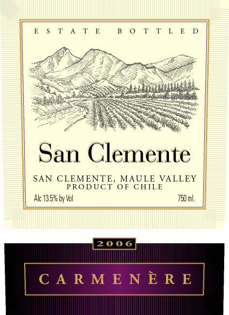 San Clemente Carmenère