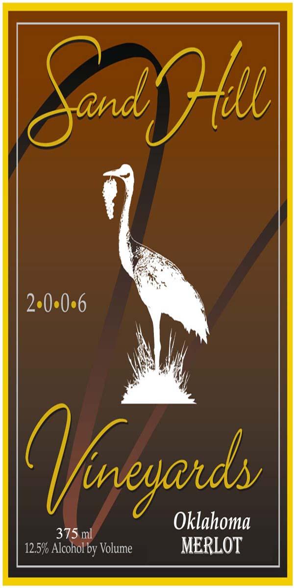 Sand Hill Vineyards Merlot