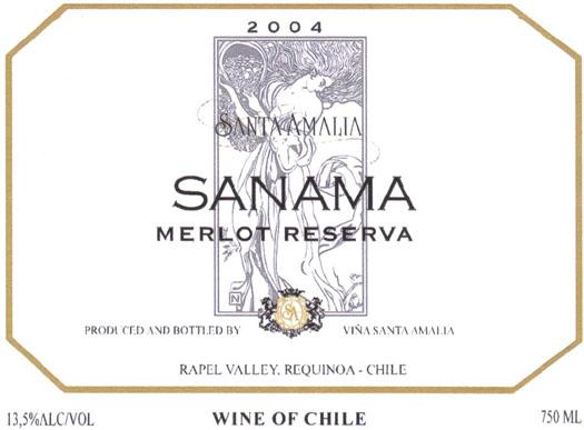 Sanama Merlot Res