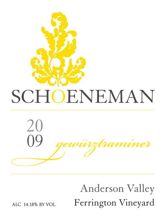 20 09 Gewürztraminer Anderson Valley