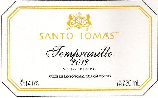 Santo Tomas Mr. Tempranillo