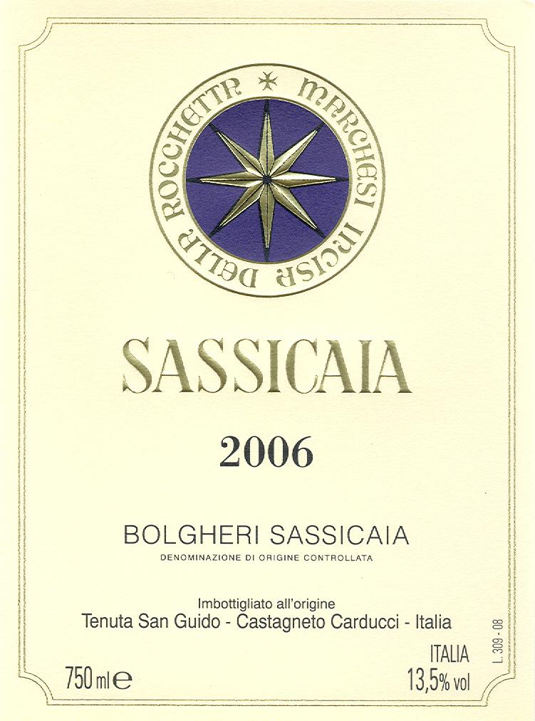 Bolgheri Sassicaia