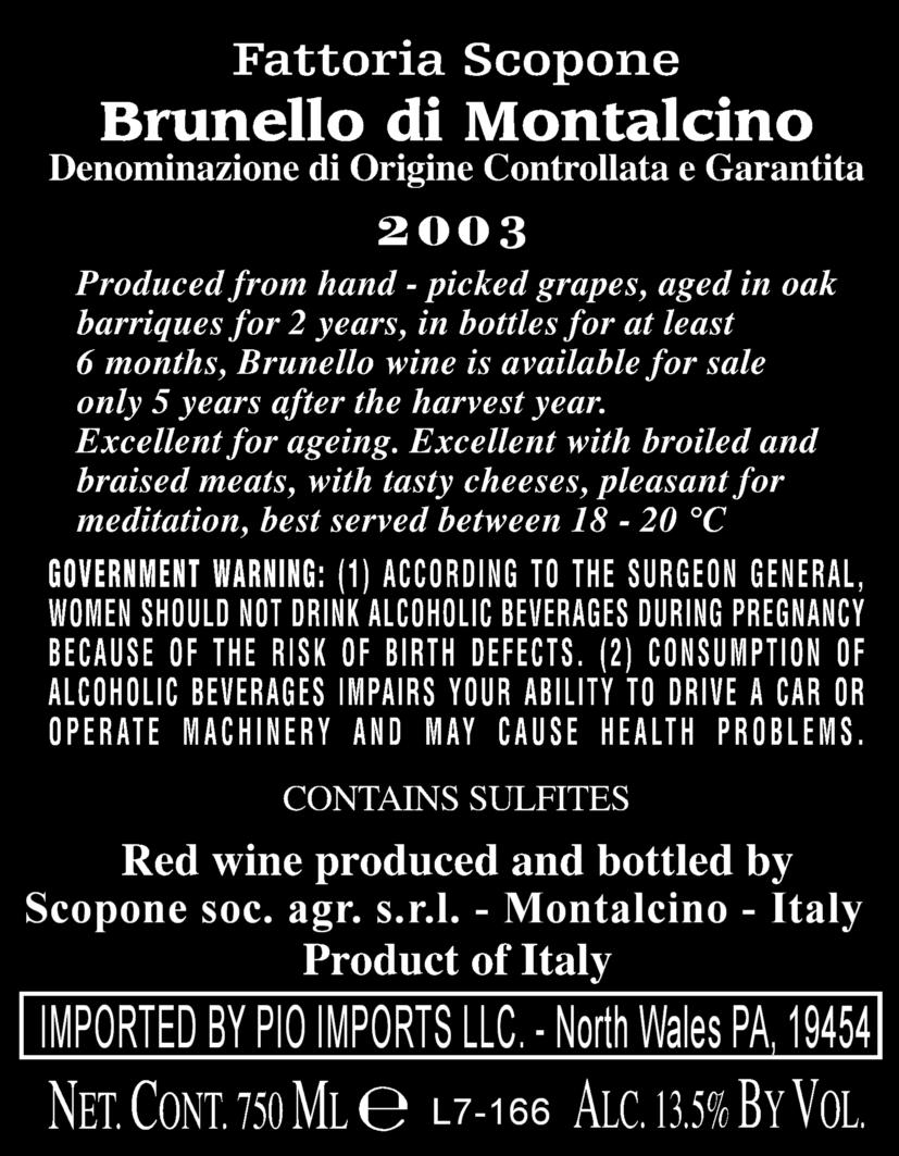 Brunello Di Montalcino