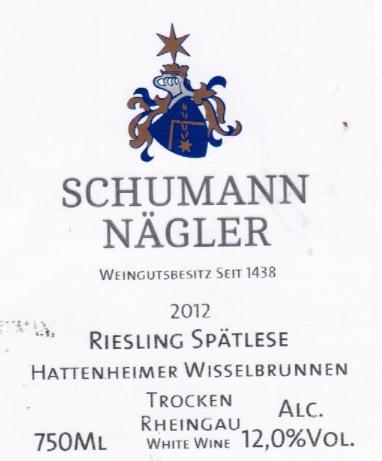 Hattenheimer Wisselbrunnen Riesling Spätlese