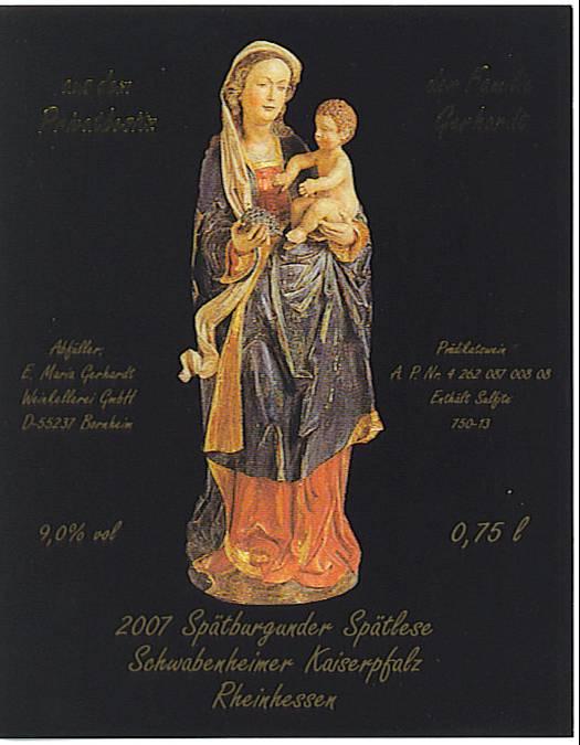 Schwabenheimer Kaiserpfalz Spätburgunder Spätlese