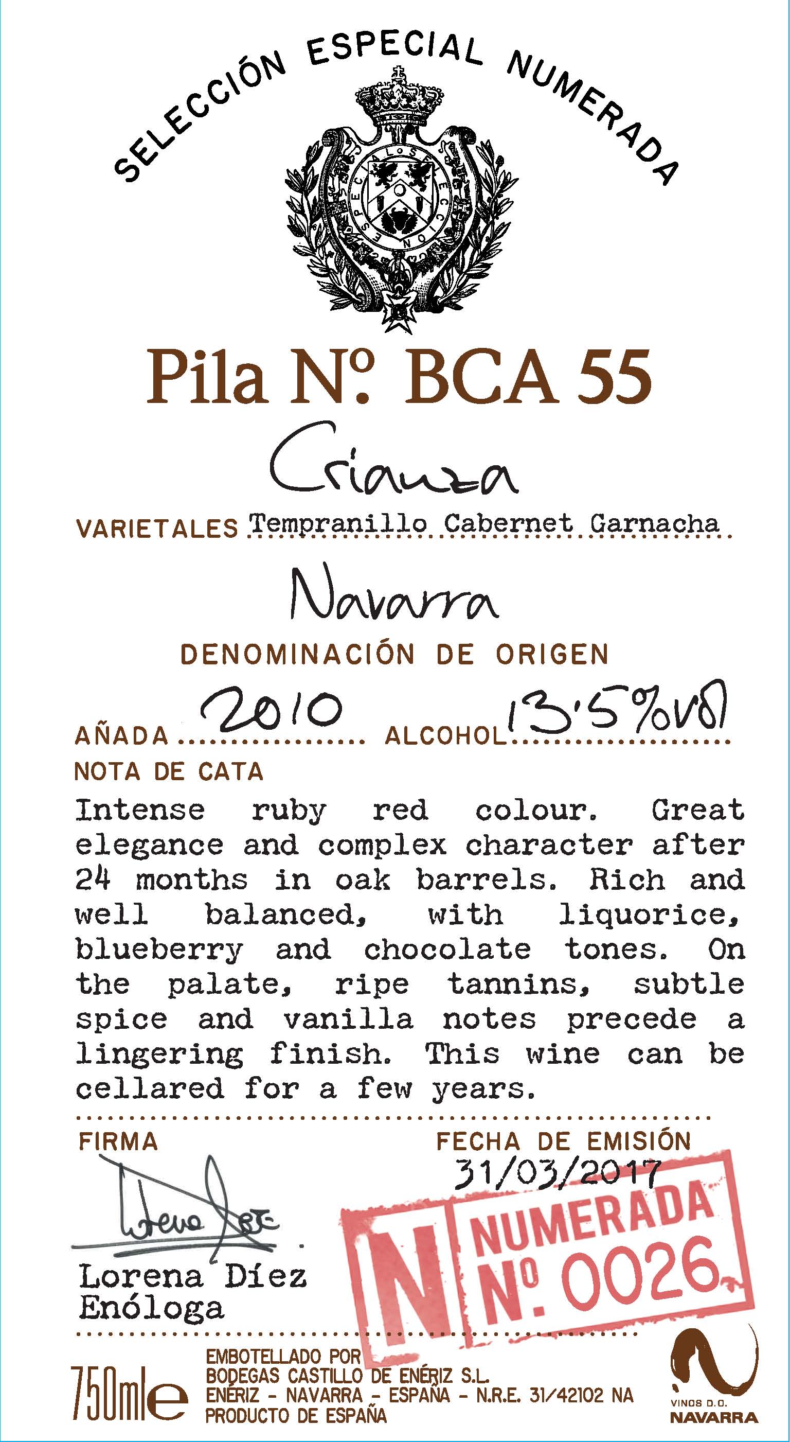 Lección Especial Numerada