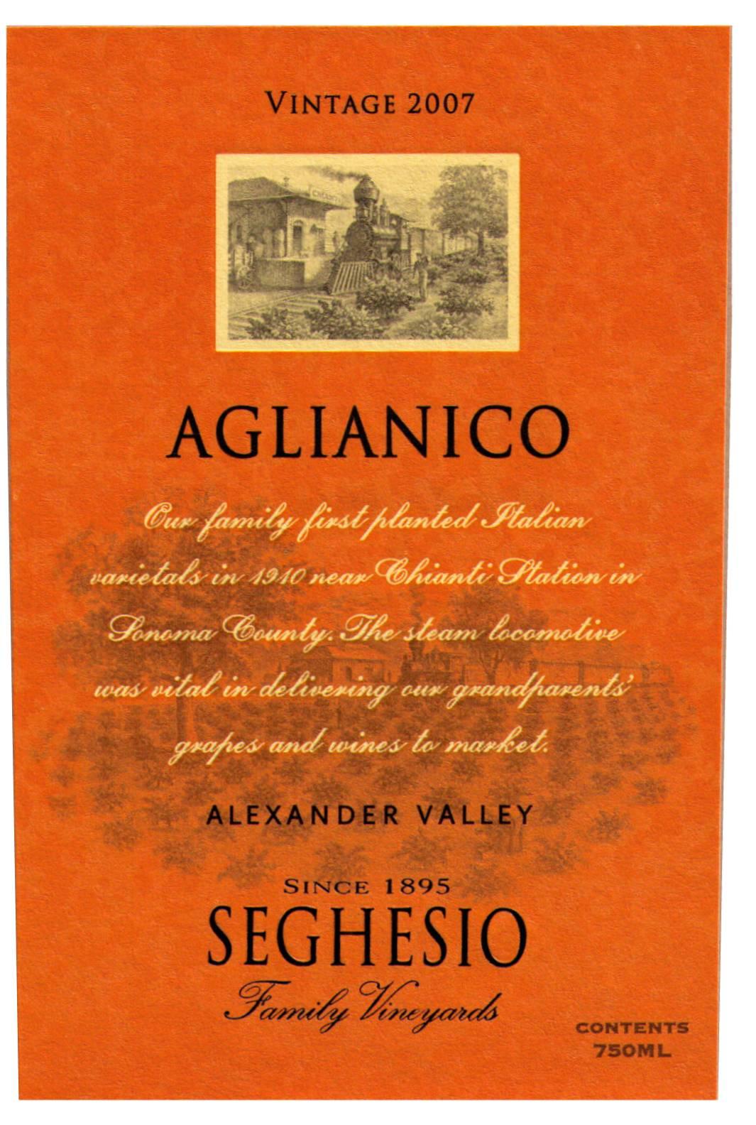 Aglianico Alexander Valley