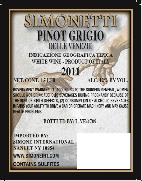 Pinot Grigio Delle Venezia