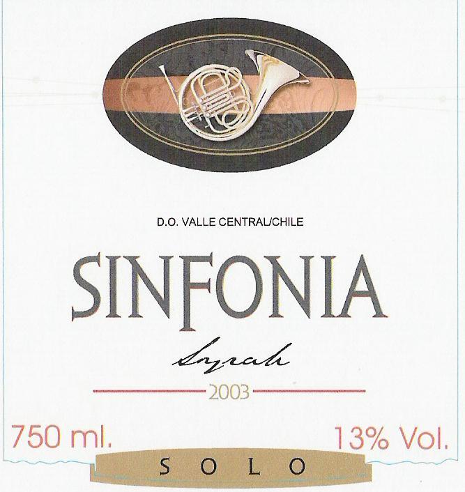 Sinfonia Solo Syrah