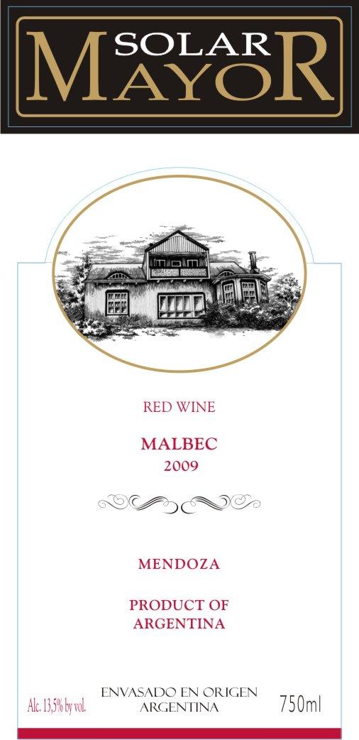 Solar Red Wine Malbec