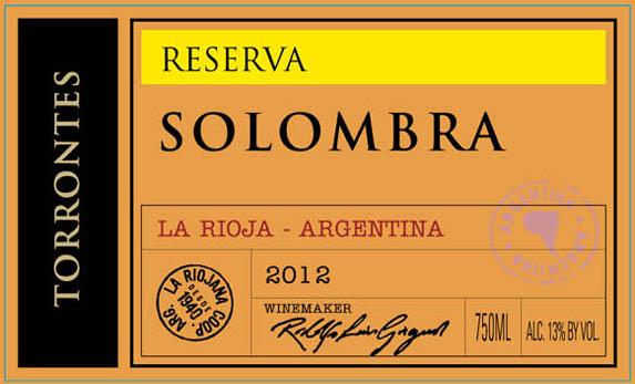 Solombra Reserva Torrontes