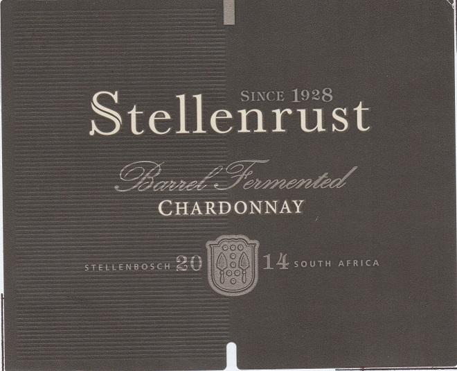 Barrel Fermented Chardonnay