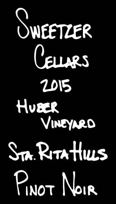 Huber Vineyard Sta . Rita Hills Pinot Noir