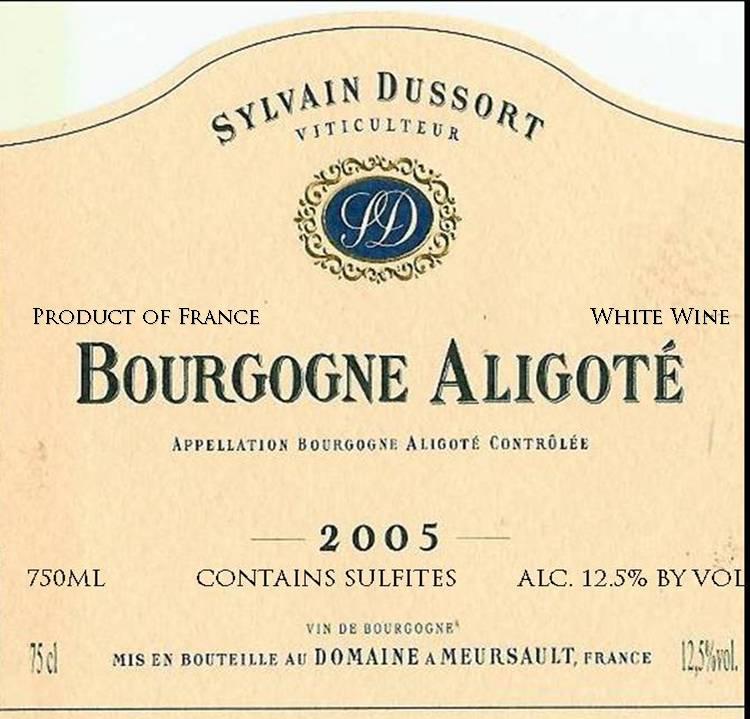 Bourgogne Aligoté