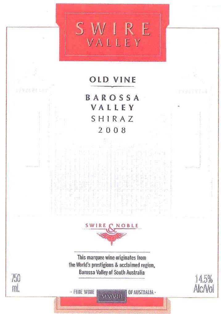 Old Vine Barossa Valley Shiraz
