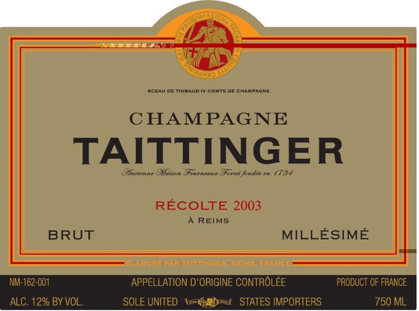 Champagne Taittinger